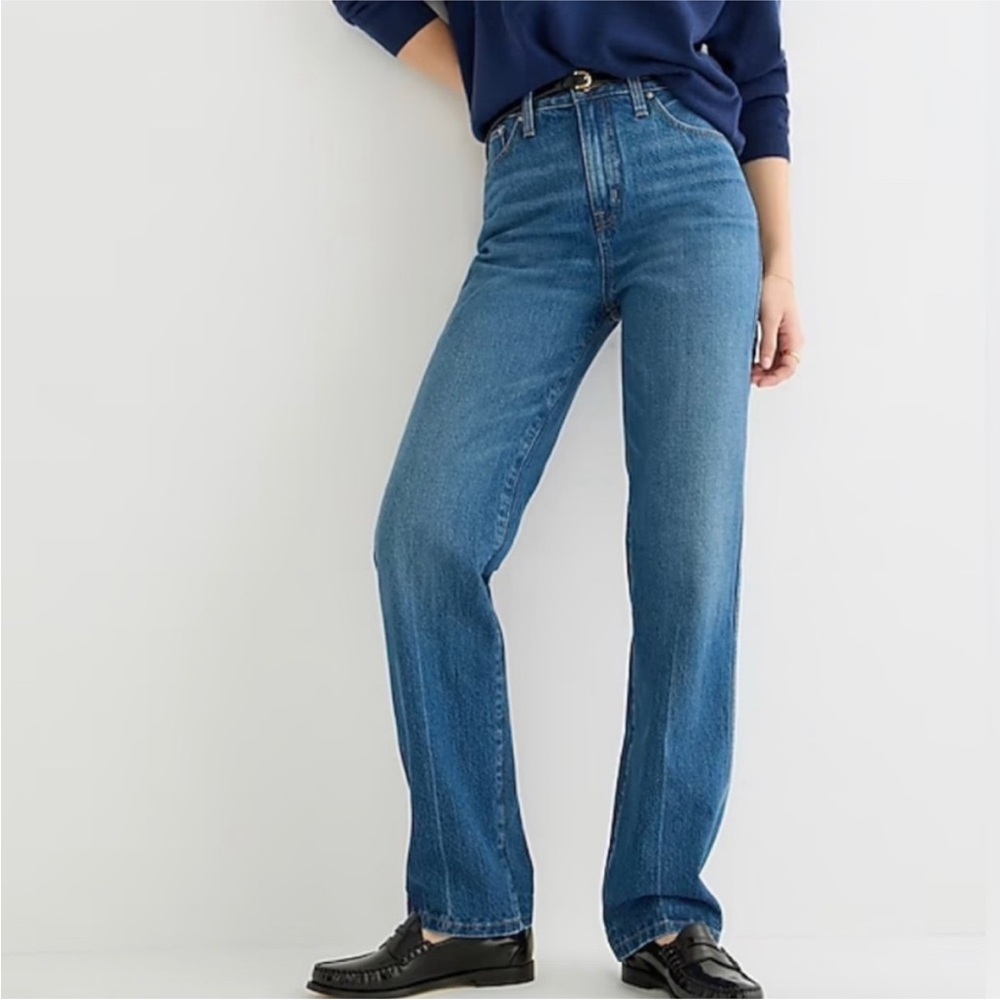 J.Crew Limited-edition Point Sur nipped straight jean in Rodeo wash Plus Size 36